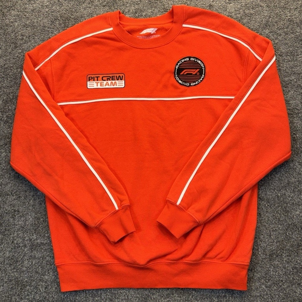 Formula 1 F1 Men's Medium Red Pit Crew Racing Sweatshirt Hybrid Apparel